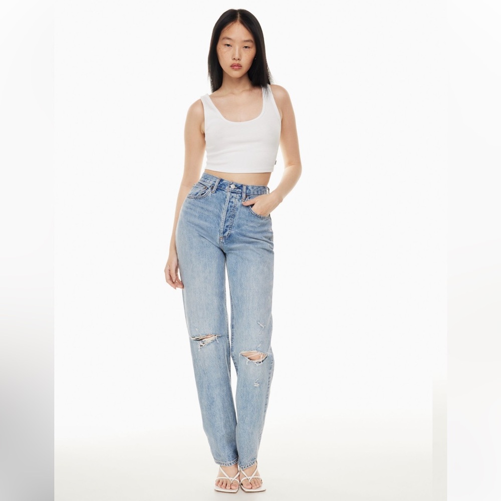 Aritzia Denim Forum The Joni High Rise Loose Size 26